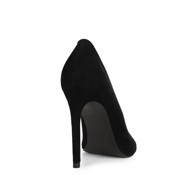 Raven Pump Black Leather