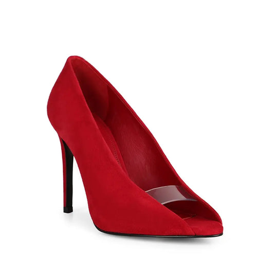Raven Pump Red Leather