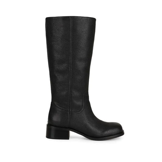 Sarah Tall Boot Black Leather