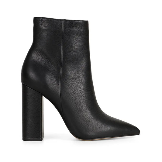 Noticed Ankle Boot Black Leather