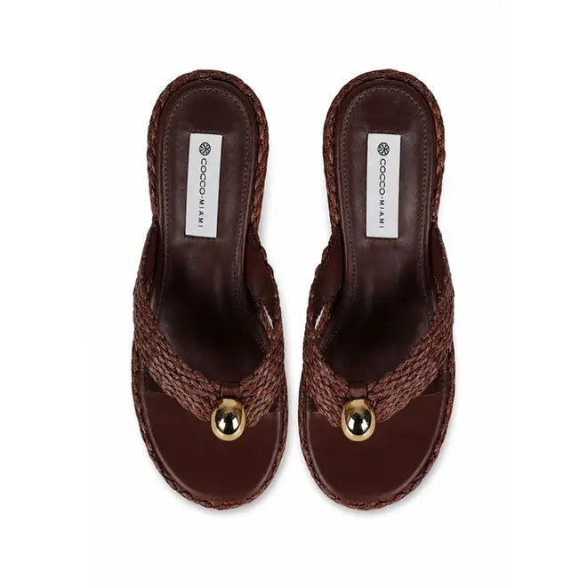 Starla Platform Sandal Brown