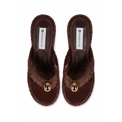 Starla Platform Sandal Brown
