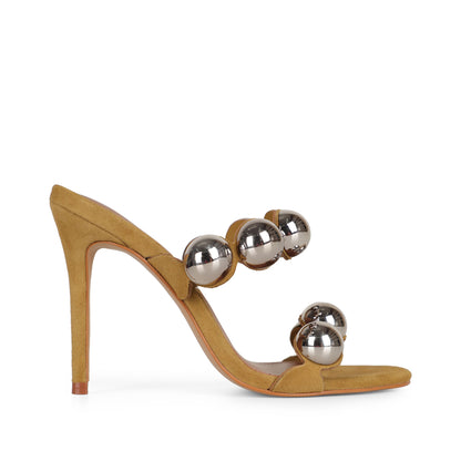Antonella Bijou Sandal Camel Leather