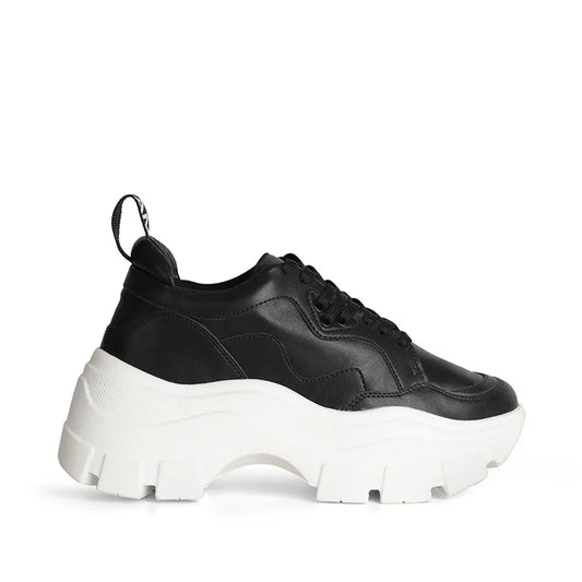 Stacy Sneaker Black Leather
