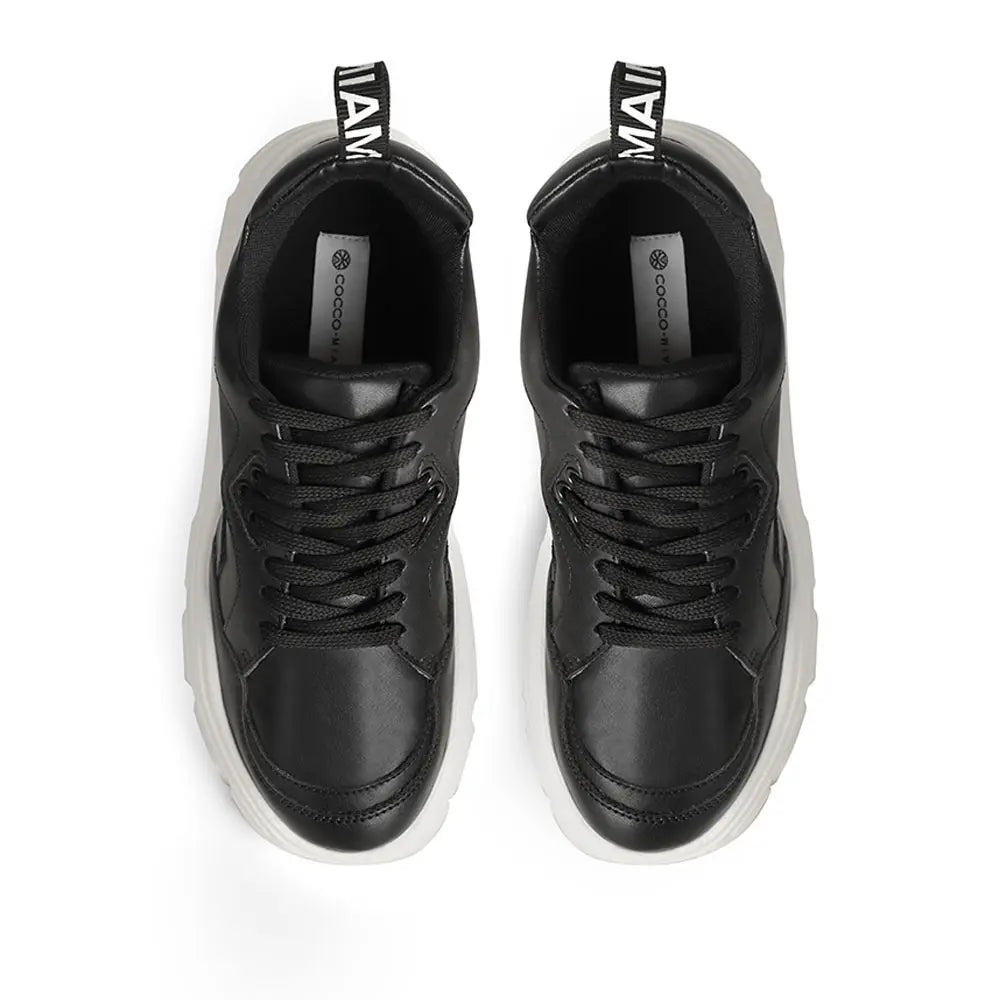 Stacy Sneaker Black Leather