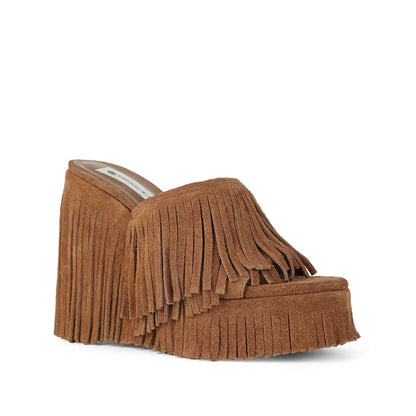 Amy Platform Almond Suede, view 3