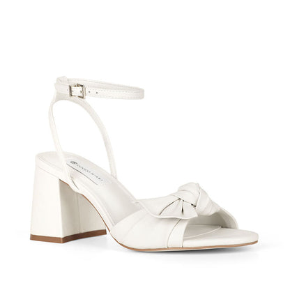 Angel Sandal Leather White, view 3