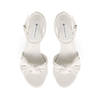 Angel Sandal Leather White, view 4