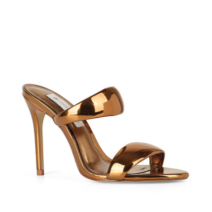 Antonela Mule Bronze Patent Leather, view 3