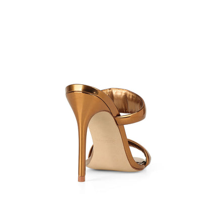 Antonela Mule Bronze Patent Leather, view 5