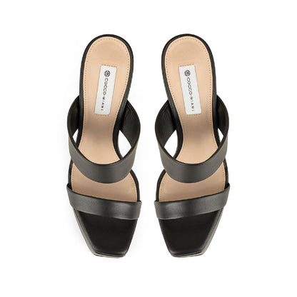 Arianna Platform Leather Black, view 4