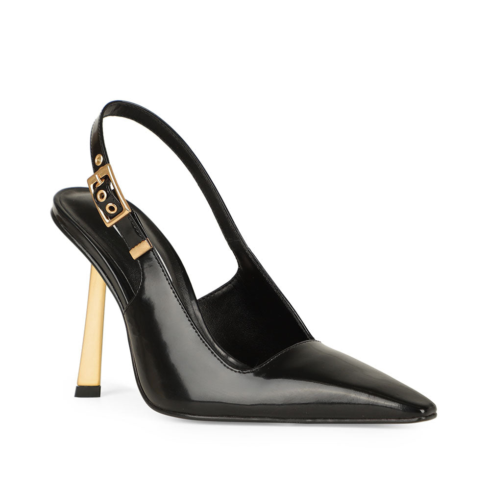 Aurora Pump Black Leather