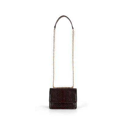 Blair Brown Snake leather bag, view 3
