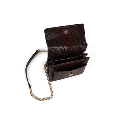Blair Brown Snake leather bag, view 4
