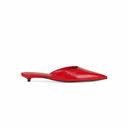 Capri Mule Red Patent Leather