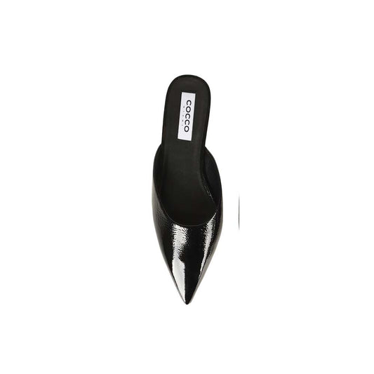 Capri Mule Black Patent Leather