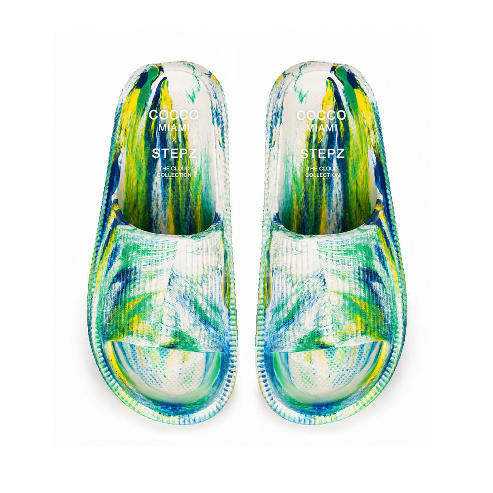 Cocco Miami x Stepz Cloud Slides – Mix color