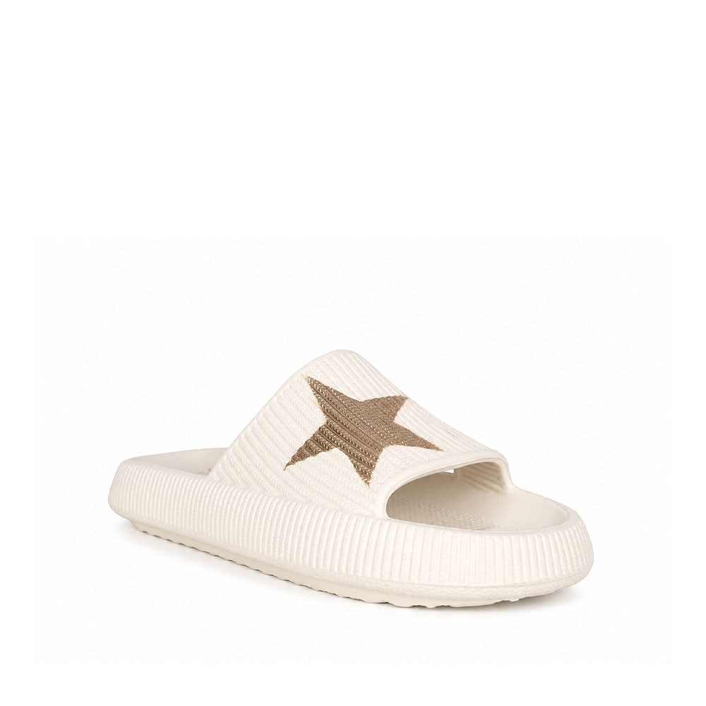 Cocco Miami x Stepz Cloud Slides – Star Ivory
