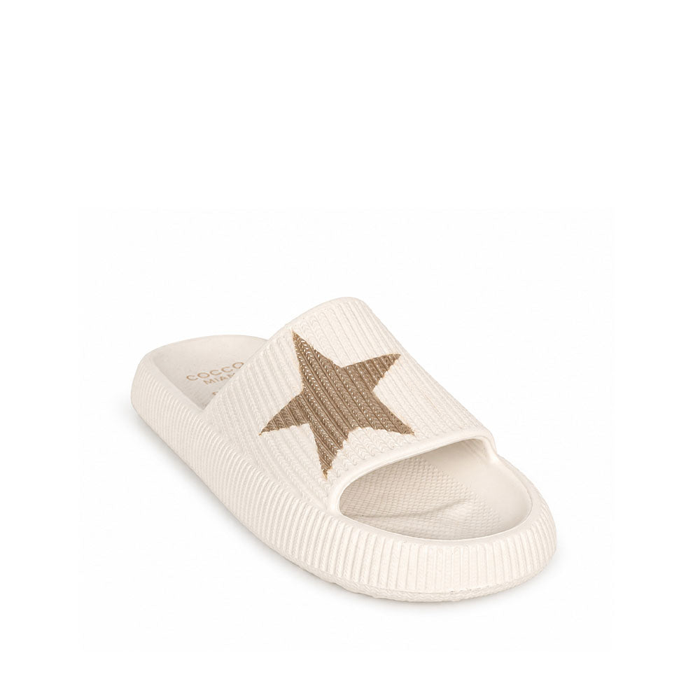 Cocco Miami x Stepz Cloud Slides – Star Ivory