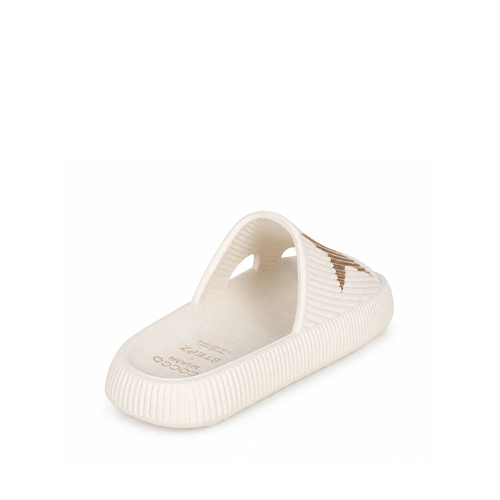 Cocco Miami x Stepz Cloud Slides – Star Ivory