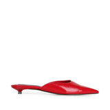 Capri Mule Red Patent Leather