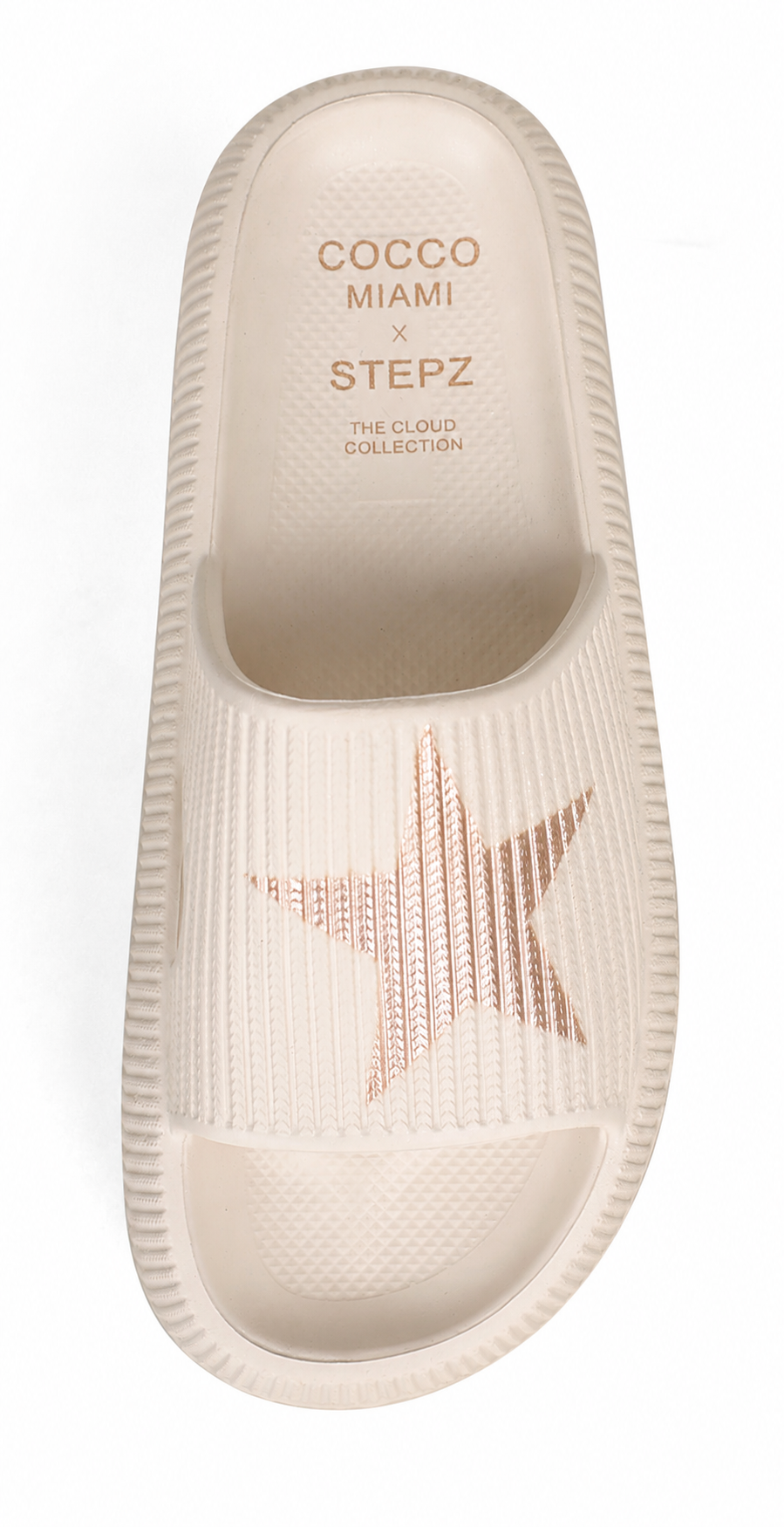 Cocco Miami x Stepz Cloud Slides – Star Ivory