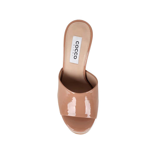 Debbie Platform Nude Patent Leather