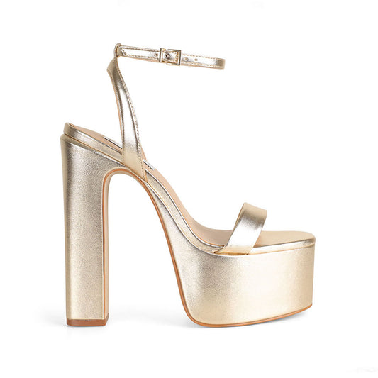 Darla Platform Sandal Gold