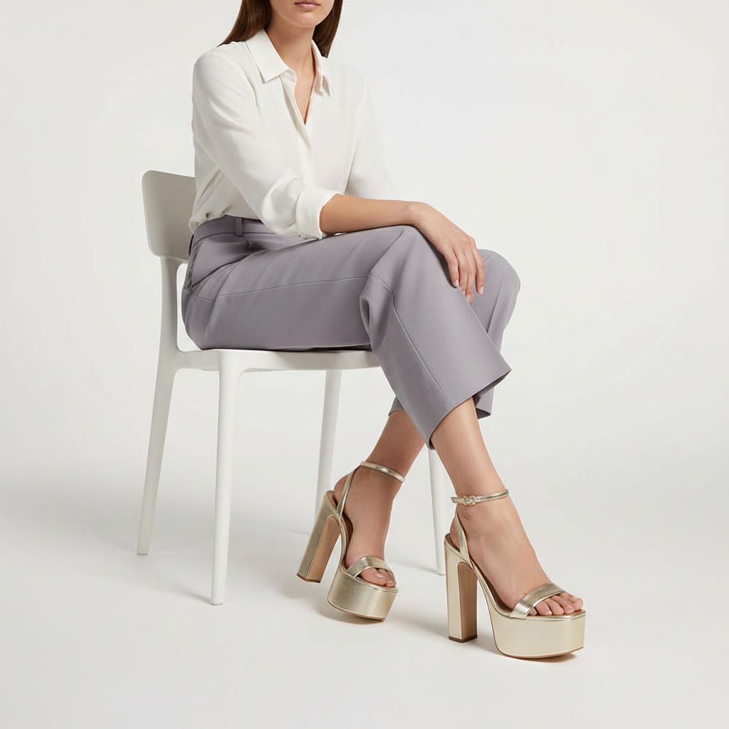 Darla Platform Sandal Gold