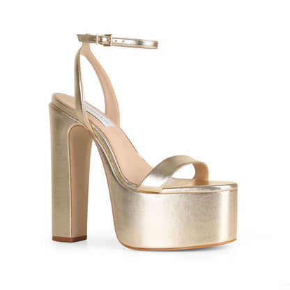 Darla Platform Sandal Gold, view 3