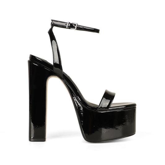 Darla Platform Sandal Black