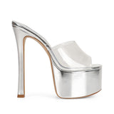 Debbie Platform Clear Vinyl