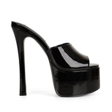 Debbie Platform Black Patent Leather
