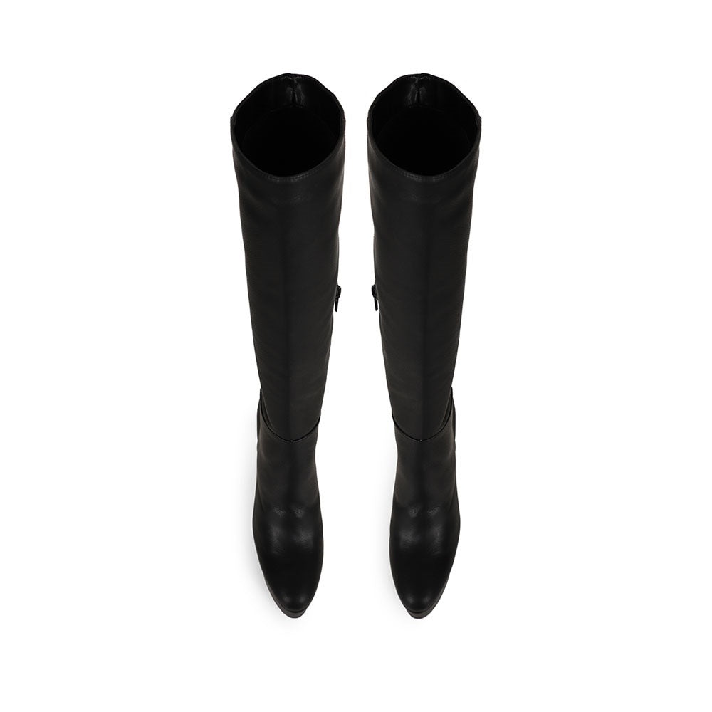 Eloah Tall Boot Black Leather