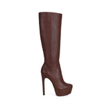 Eloah Tall Boot Brown Leather