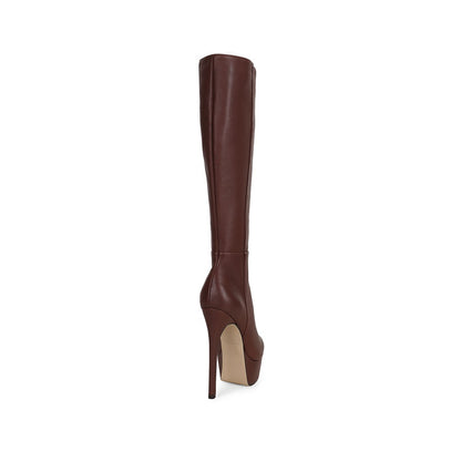 Eloah Tall Boot Brown Leather, view 4