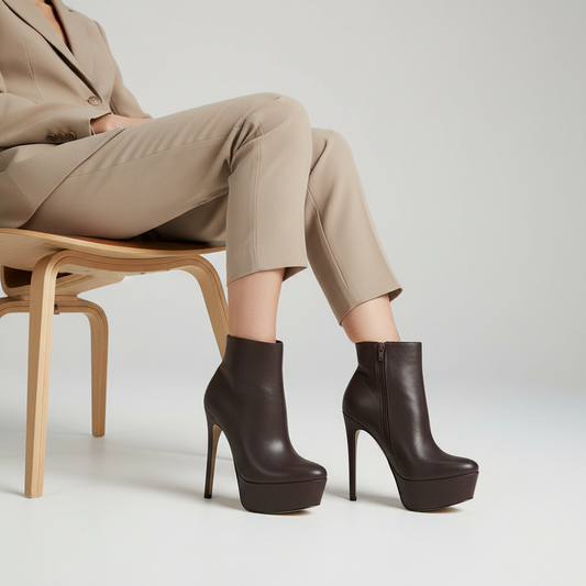 Eloah Boot Brown Leather