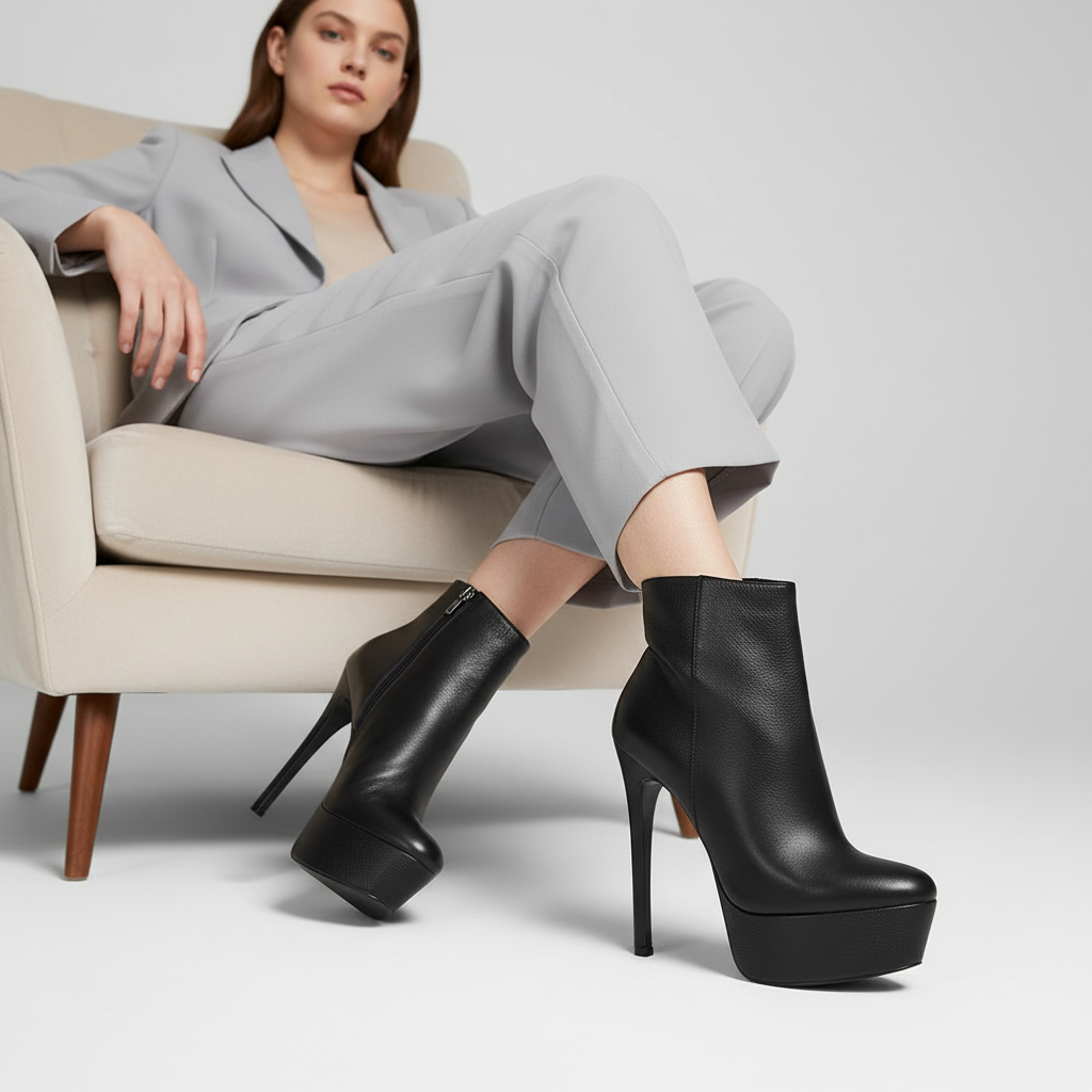 Eloah Boot Black Leather