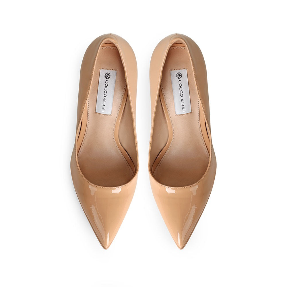 Giulia Platform Pumps Beige
