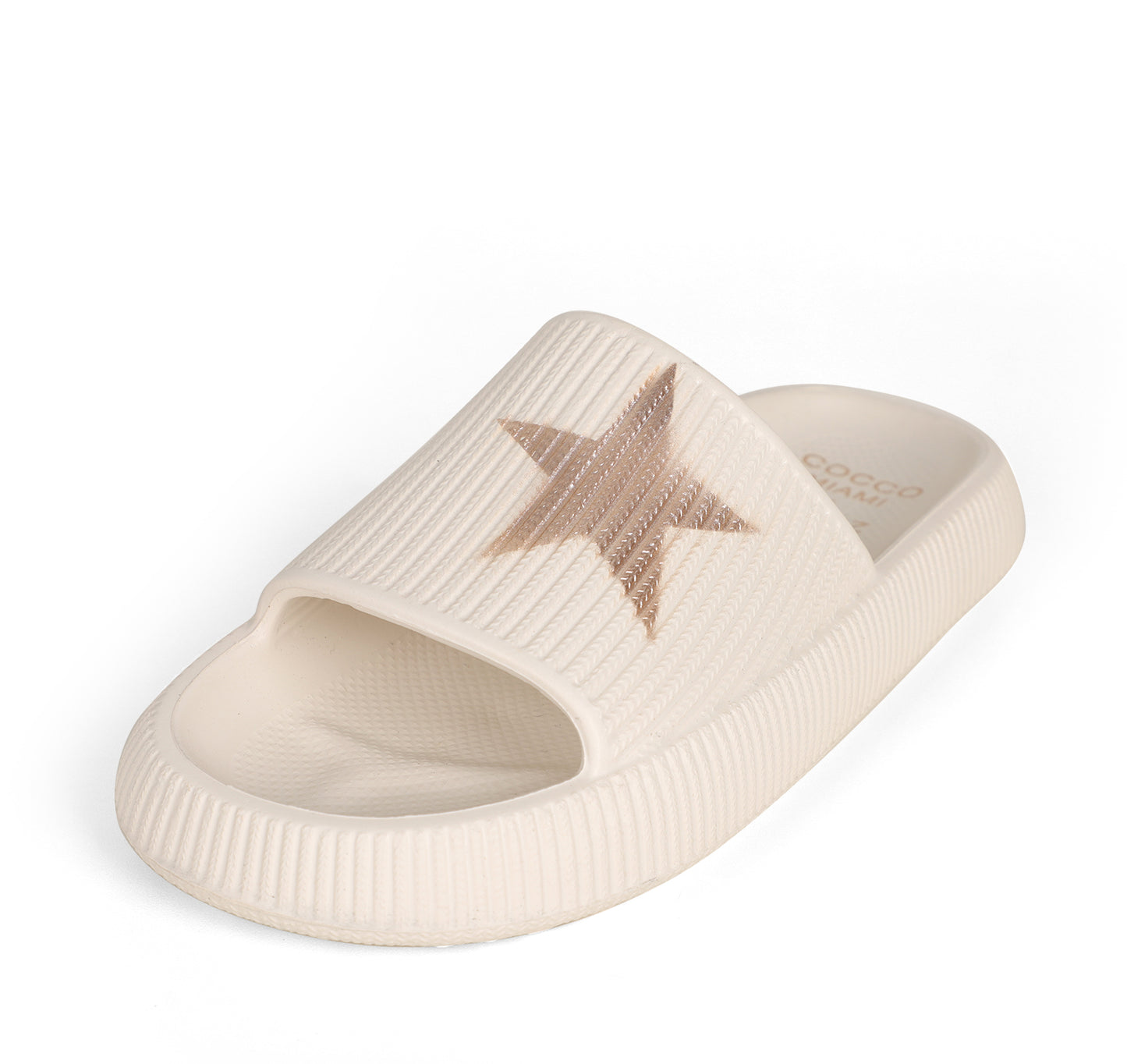 Cocco Miami x Stepz Cloud Slides – Star Ivory