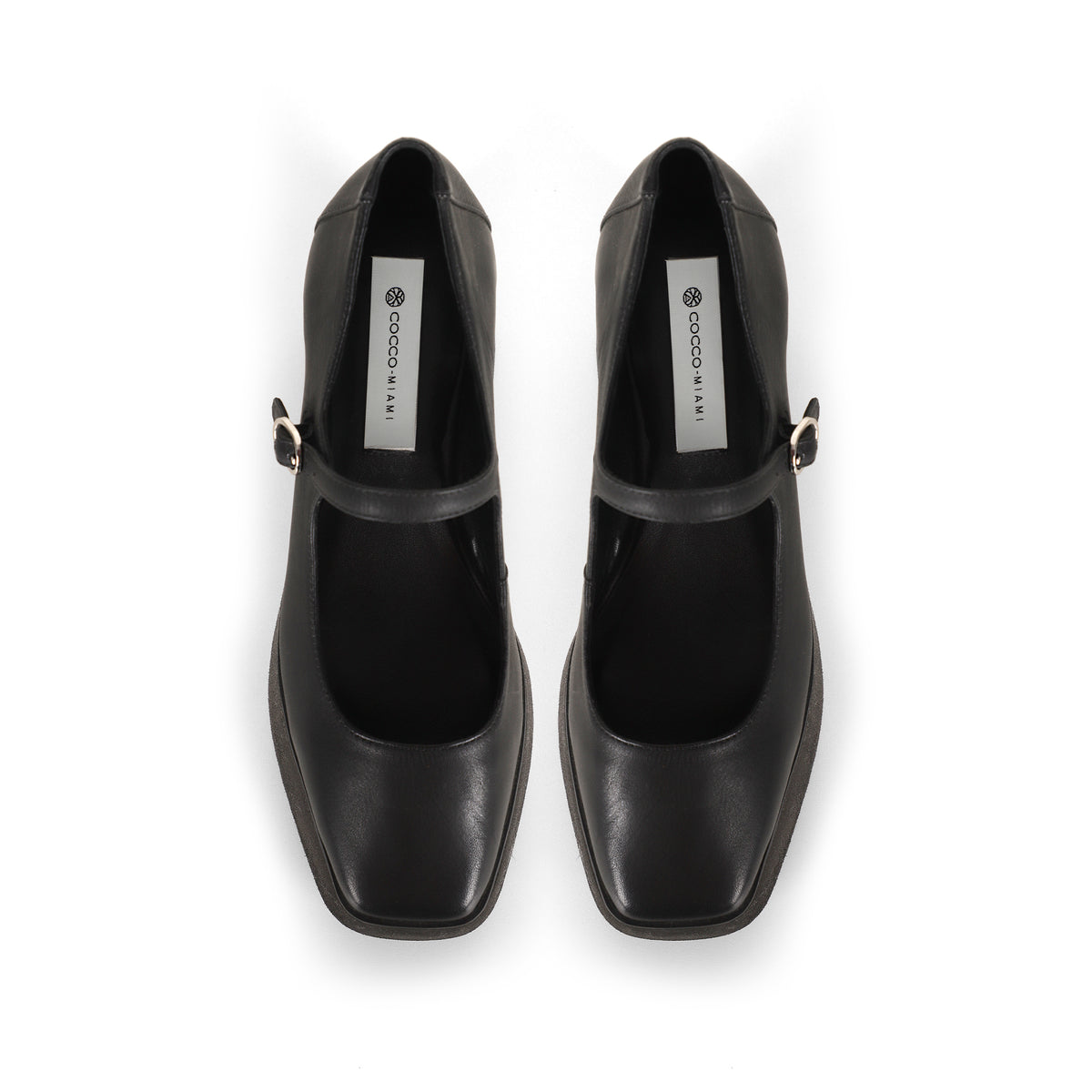 Tamara Platform Black Leather
