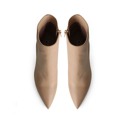 Juliette Boot Leather Nude, view 3