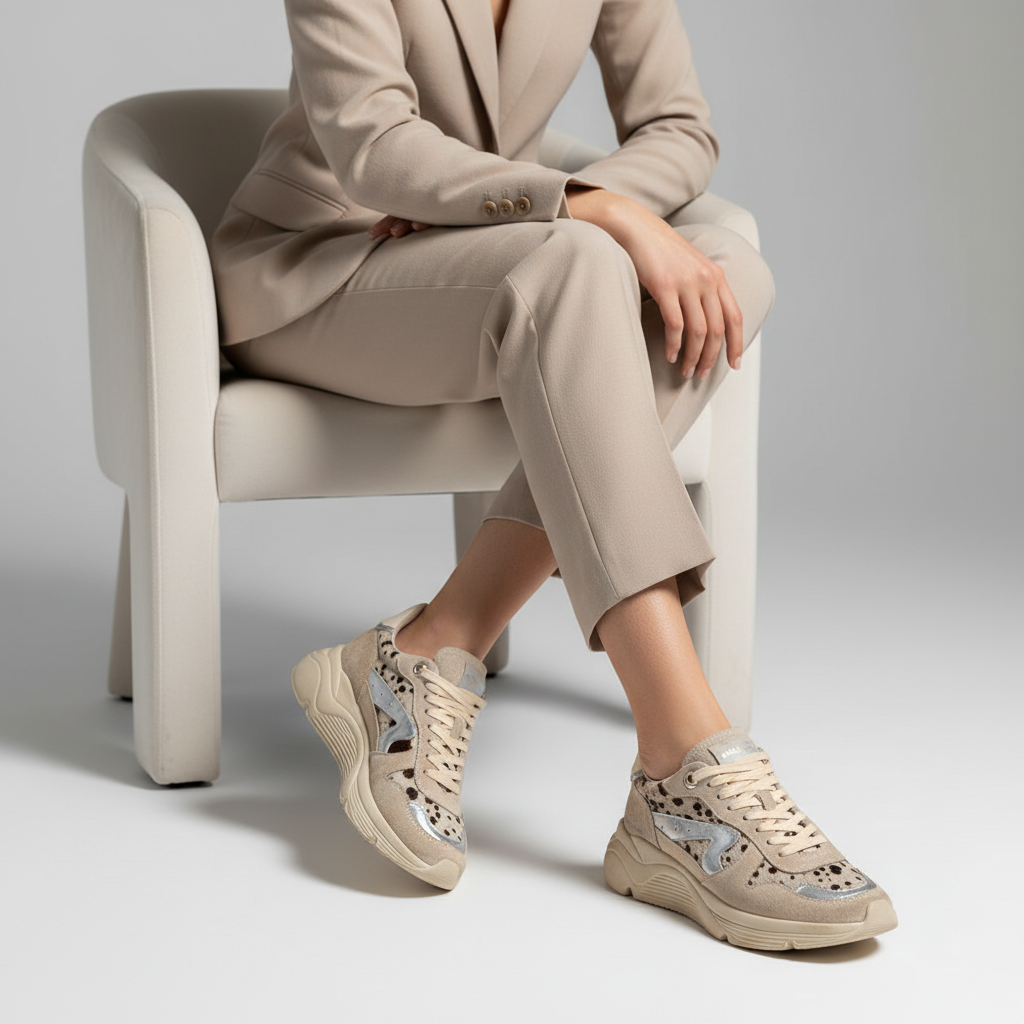 Kimberly Sneaker Off White Leather
