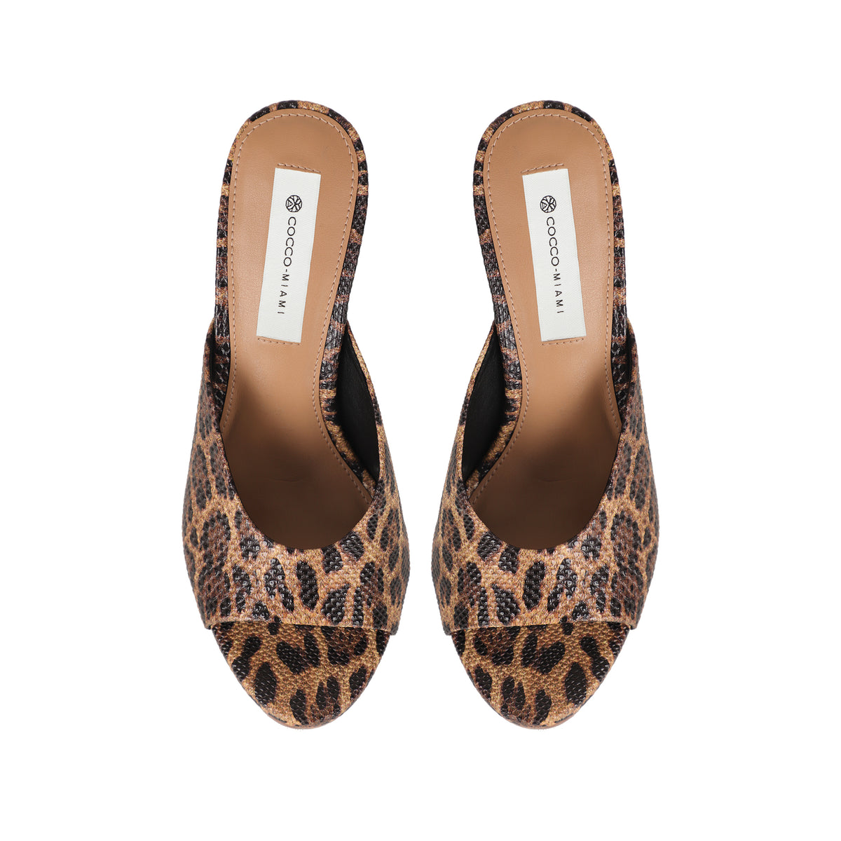 Layla Platform Mule Leopard Synthetic, view 3