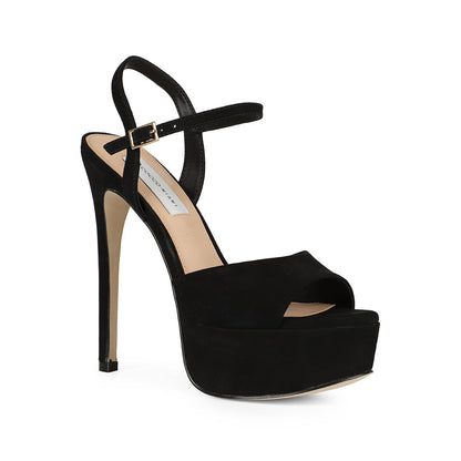 Malu Platform Sandal Leather Black, view 3