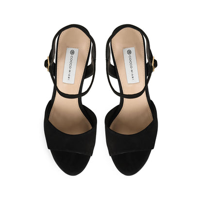 Malu Platform Sandal Leather Black, view 4
