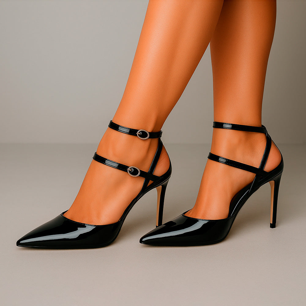 Miranda Slingback Pumps Black
