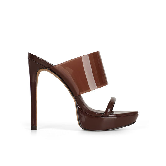Nala Platform Brown Vinyl