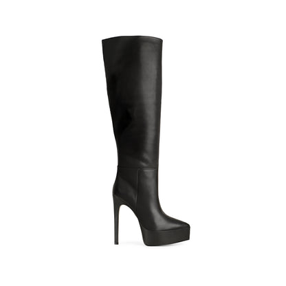 Natasha Boot Black Leather