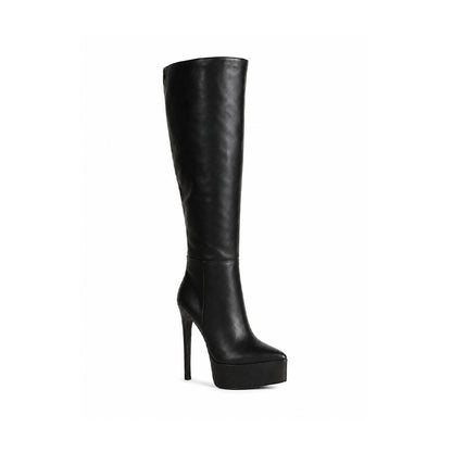 Natasha Boot Black Leather, view 3